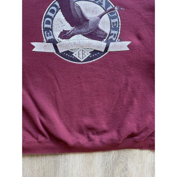 Vintage 90s Eddie Bauer Crewneck Sweater Rare Logo Art GS Sport Tag Classic - Picture 6 of 16